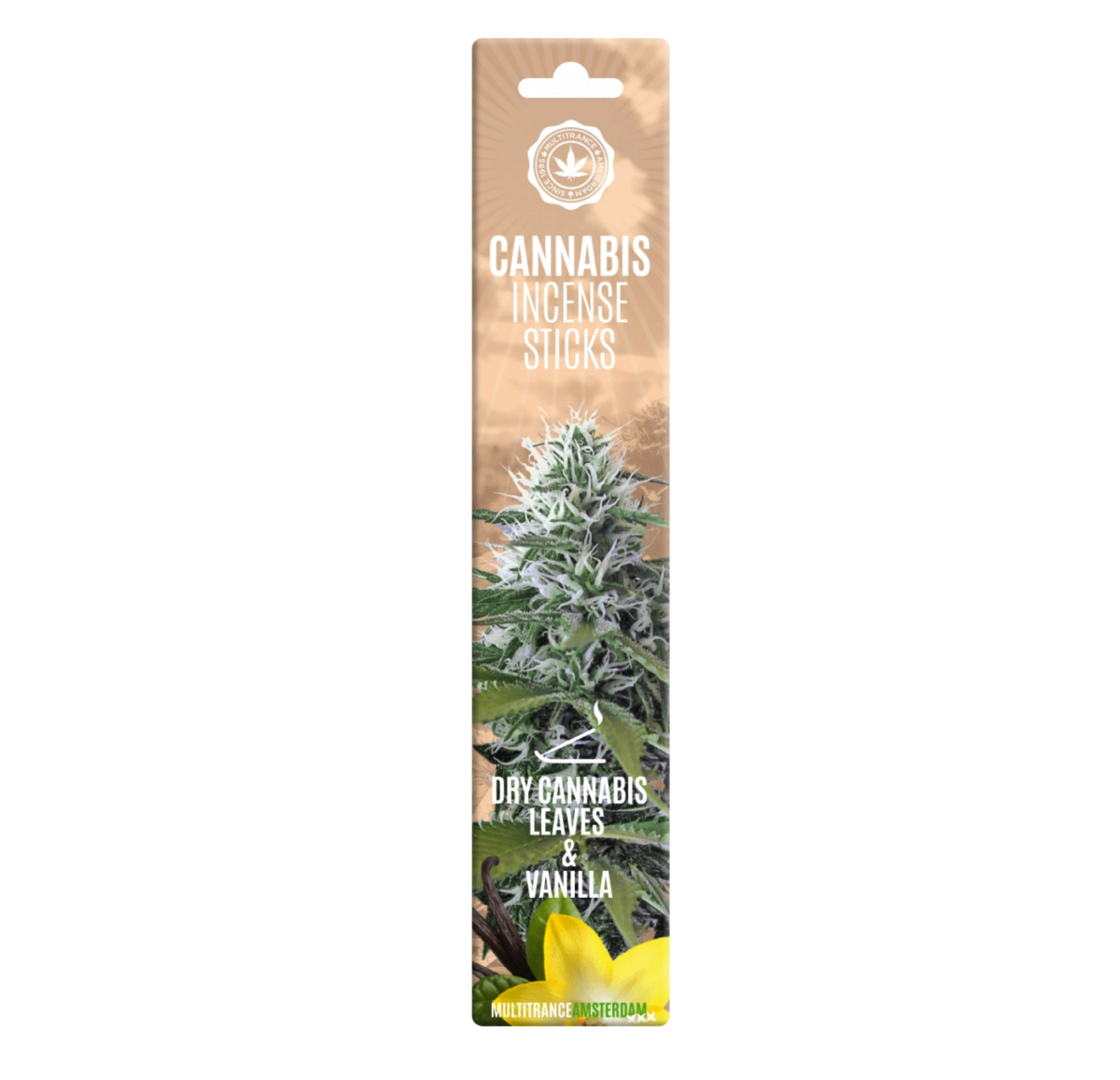 Incensos de cannabis com aroma de Baunilha